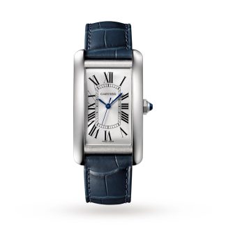 1:1 super orologi clone Orologio Cartier Tank Américaine Modello Grande Movimento Automatico Acciaio Pelle Alligatore WSTA0045