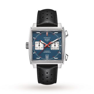 1:20 super orologi replica TAG Heuer Vintage Monaco Automatic 39mm Orologio da uomo in pelle CAW211P.FC6356