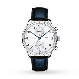 1:29 super orologi falsi IWC Portugieser Cronografo Alligatore IW371605