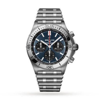 1:36 super orologi falsi Breitling Chronomat B01 42 Orologio in acciaio inossidabile blu AB0134101C1A1