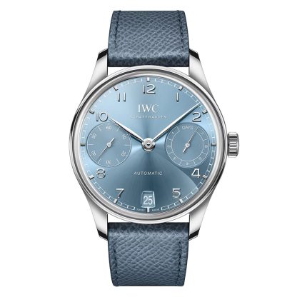 1:37 super orologi clone IWC Portugieser Automatic 42 Blue Horizon Pelle di vitello IW501708