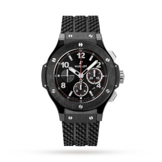 1:44 super orologi replica Hublot Big Bang Original Black Magic 44 mm Gomma 301.CM.130.RX