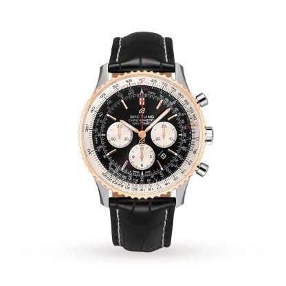 1:50 super orologi clone Breitling Navitimer Automatic B01 Cronografo 46 Orologio in pelle UB0127211B1P2