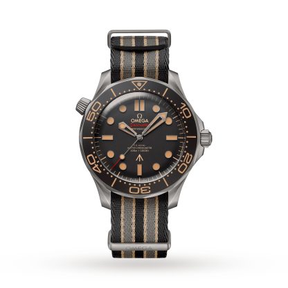 Migliori orologi replica UK Omega Seamaster Diver 300m James Bond 007 2020 Edition Tessuto O21092422001001