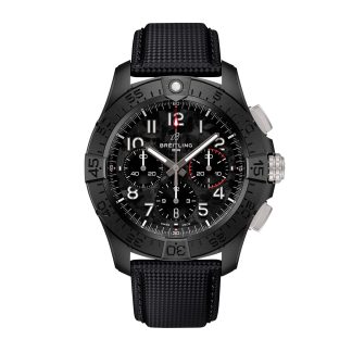 Migliori siti di repliche svizzere Breitling Avenger B01 Cronografo 44mm Night Mission Orologio da uomo in pelle di vitello nera SB0147101B1X1