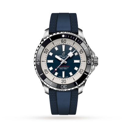 Migliori siti di repliche svizzere Breitling Superocean Automatic 44 Orologio in acciaio inossidabile con cinturino in gomma A17376211C1S1