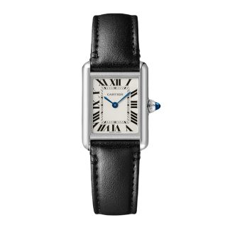 Migliori siti di repliche svizzere Orologio Cartier Tank Must Modello Piccolo Movimento Solarbeat Fotovoltaico Cassa in acciaio Ecopelle WSTA0060