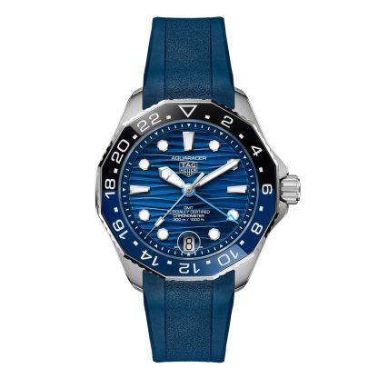 Migliori siti di repliche svizzere TAG Heuer Aquaracer Professional 300 GMT 42mm Orologio Uomo Gomma Blu WBP5114.FT6259