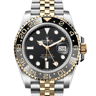 Orologi 1:2 super falsi Rolex GMT-Master II Ostrica e oro giallo M126713GRNR-0001