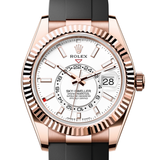 Orologi Replica vs. reali Rolex Sky-Dweller Oro di Everose M336235-0003