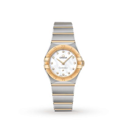 Orologi svizzeri replica donna Omega Constellation Manhattan 25mm Orologio da donna in acciaio O13120256055002