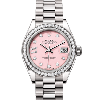 Orologi svizzeri replica donna Rolex Lady-Datejust oro bianco e diamanti M279139RBR-0002