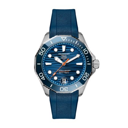 Orologi svizzeri replica donna TAG Heuer Aquaracer Professional 300 Date 42mm Orologio Uomo Gomma Blu WBP5111.FT6259