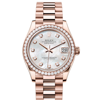 Orologi svizzeri replica prezzo Rolex Datejust 31 Oro Everose e diamanti M278285RBR-0005