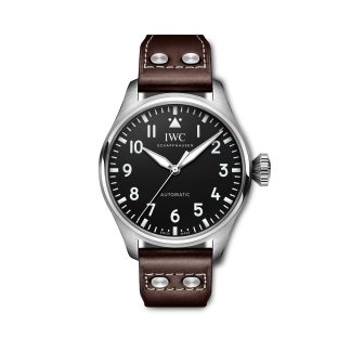 Replica orologi vs reale IWC Big Pilots 43mm Orologio da uomo in pelle IW329301