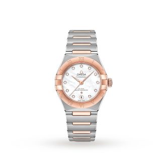 acquistare designer Omega Constellation Manhattan Co-Axial 29mm Orologio da donna in acciaio O13120292055001