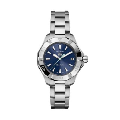 acquistare designer TAG Heuer Aquaracer Professional 200 Solargraph 34 mm Orologio da donna in acciaio inossidabile blu WBP1311.BA0005