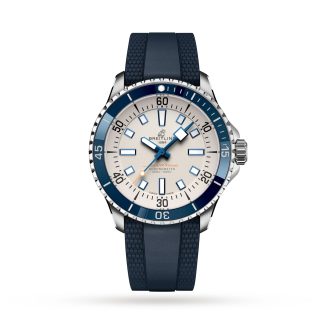 acquistare lusso Breitling Superocean Automatic 42 Orologio in acciaio inossidabile con cinturino in gomma A17375E71G1S1