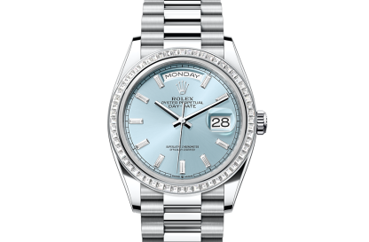 acquistare un designer Rolex Day-Date 36 platino e diamanti M128396TBR-0003