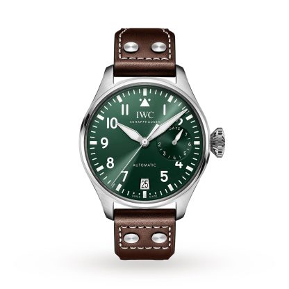 copie a buon mercato ebay Orologio IWC Big Pilots 46mm Uomo Pelle IW501015