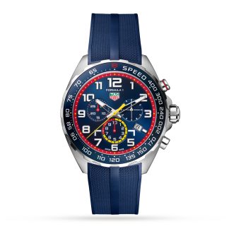 copie a buon mercato ebay TAG Heuer Formula 1 x Red Bull Racing Edizione Speciale Cronografo al quarzo Uomo 43 mm Gomma CAZ101AL.FT8052