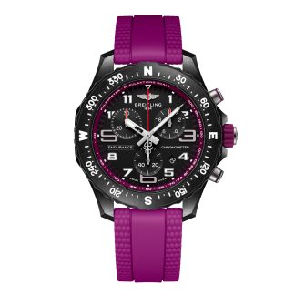 designer a buon mercato Breitling Endurance Pro 38mm Orologio Unisex Gomma Viola X83310F61B1S1