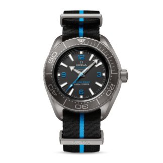 designer a buon mercato Omega Seamaster Planet Ocean Ultra Deep 6000m Co-Axial Master Chronometer 45.5mm Orologio Uomo Tessuto Nero O21592462101001