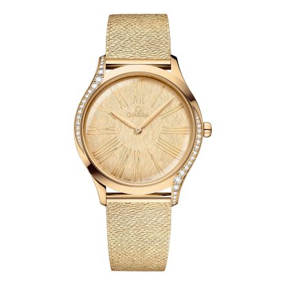 designer all'ingrosso Omega De Ville Tresor 36mm Orologio da donna Oro 18ct Yellow Gold O42855366099001