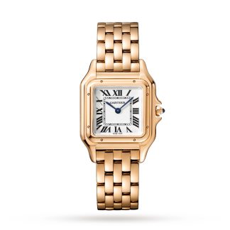 designer all'ingrosso Orologio Cartier Panthère De Cartier Modello medio Movimento al quarzo Oro rosa Oro rosa WGPN0007