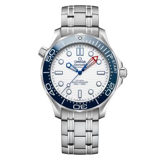 designer contraffatto Omega Seamaster Diver Americas Cup 300m 42mm Orologio Uomo Acciaio Bianco O21030422004002