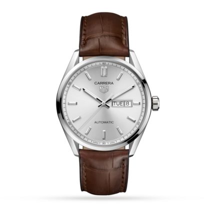 designer contraffatto TAG Heuer Carrera a tre lancette 41 mm Orologio automatico da uomo in pelle WBN2011.FC6484