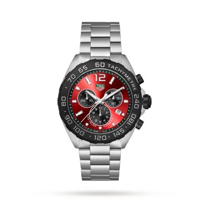 designer contraffatto TAG Heuer Formula 1 Cronografo al quarzo 200M 43mm Orologio Uomo Rosso Acciaio Inox CAZ101AN.BA0842