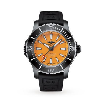 designer di alta qualità Breitling Superocean Automatic 48 Orologio con cinturino in gomma E17369241I1S1