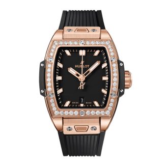 designer di alta qualità Hublot Spirit Of Big Bang King Oro Diamanti 32mm Gomma 682.OX.1180.RX.1204