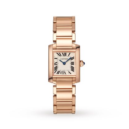 designer di alta qualità Orologio Cartier Tank Francaise Modello Piccolo Oro Rosa WGTA0029