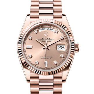 designer di alta qualità Rolex Day-Date 36 Oro di Everose M128235-0009