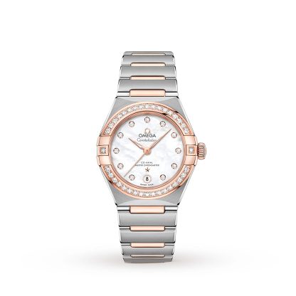 designer di moda Omega Constellation Manhattan Co-Axial 29mm Orologio da donna in acciaio O13125292055001