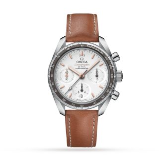 designer di moda Omega Speedmaster 38 Cronometro Co-Axial Chronograph 38mm Pelle O32432385002001