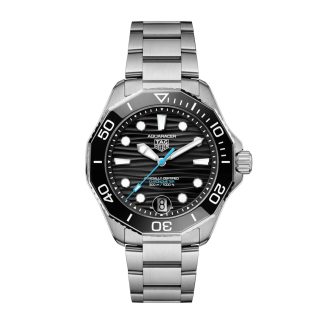 designer di moda TAG Heuer Aquaracer Professional 300 Date 42mm Orologio da uomo in acciaio inossidabile nero WBP5110.BA0013