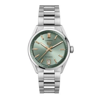 designer di moda TAG Heuer Carrera Date 36mm Orologio Unisex Verde Acciaio WBN2312.BA0001