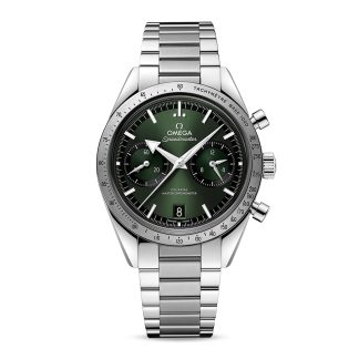 designer replica Omega Speedmaster 57 Co-Axial Master Chronometer Chronograph 40.5mm Orologio Uomo Verde Acciaio Inox O33210415110001