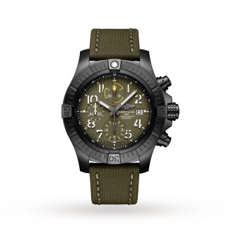 lusso a buon mercato Breitling Avenger Cronografo 45 Night Mission Orologio in pelle V13317101L1X2