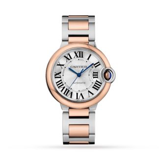 lusso a buon mercato Cartier Ballon Bleu De Cartier Orologio 36 Mm Movimento meccanico a carica automatica. Cassa in acciaio Oro rosa Acciaio e oro rosa W2BB0033