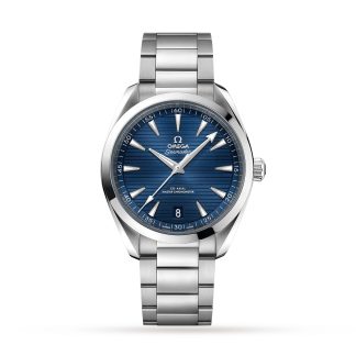 lusso a buon mercato Omega Seamaster Aqua Terra Co-Axial Blue 41mm Orologio da uomo in acciaio O22010412103004