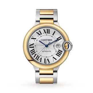 lusso a buon mercato Orologio Cartier Ballon Bleu De Cartier 42 mm a carica automatica con cassa in acciaio e oro giallo W2BB0039