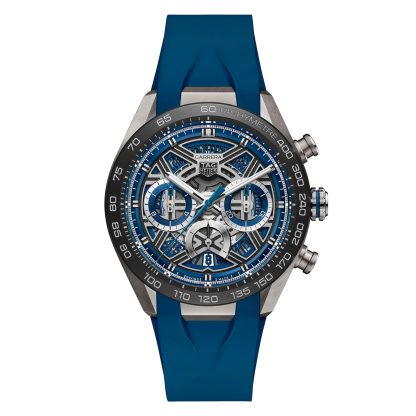 lusso a buon mercato TAG Heuer Carrera Chronograph Extreme Sport 44mm Orologio da uomo in gomma blu CBU2081.FT6274