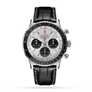 lusso all'ingrosso Breitling Navitimer B01 Cronografo 43 Orologio in acciaio inossidabile Alligatore AB0138241G1P1