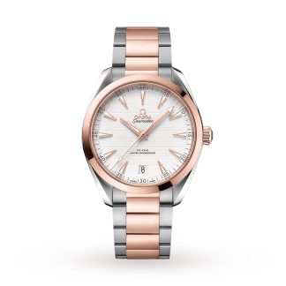 lusso all'ingrosso Omega Aqua Terra 150M Co-Axial Master Chronometer 41mm Orologio da uomo in acciaio inossidabile e oro rosa 18ct O22020412102001