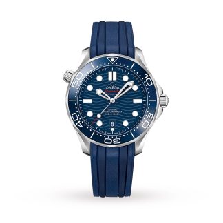 lusso all'ingrosso Omega Seamaster Diver 300 Co-Axial Orologio da uomo in gomma O21032422003001