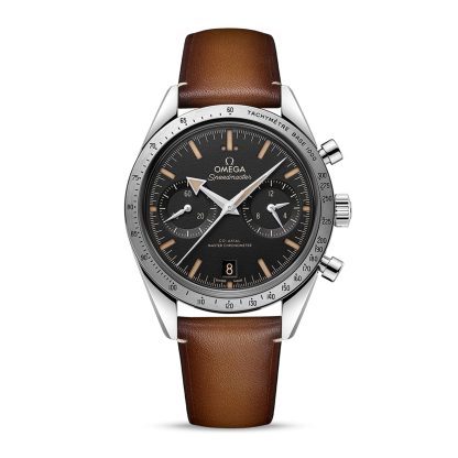 lusso all'ingrosso Omega Speedmaster 57 Co-Axial Master Chronometer Chronograph 40.5mm Orologio Uomo Pelle Nera O33212415101001